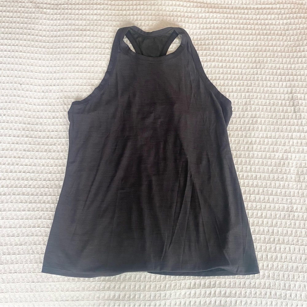 Old Navy sleeveless mesh racerback tank black size large